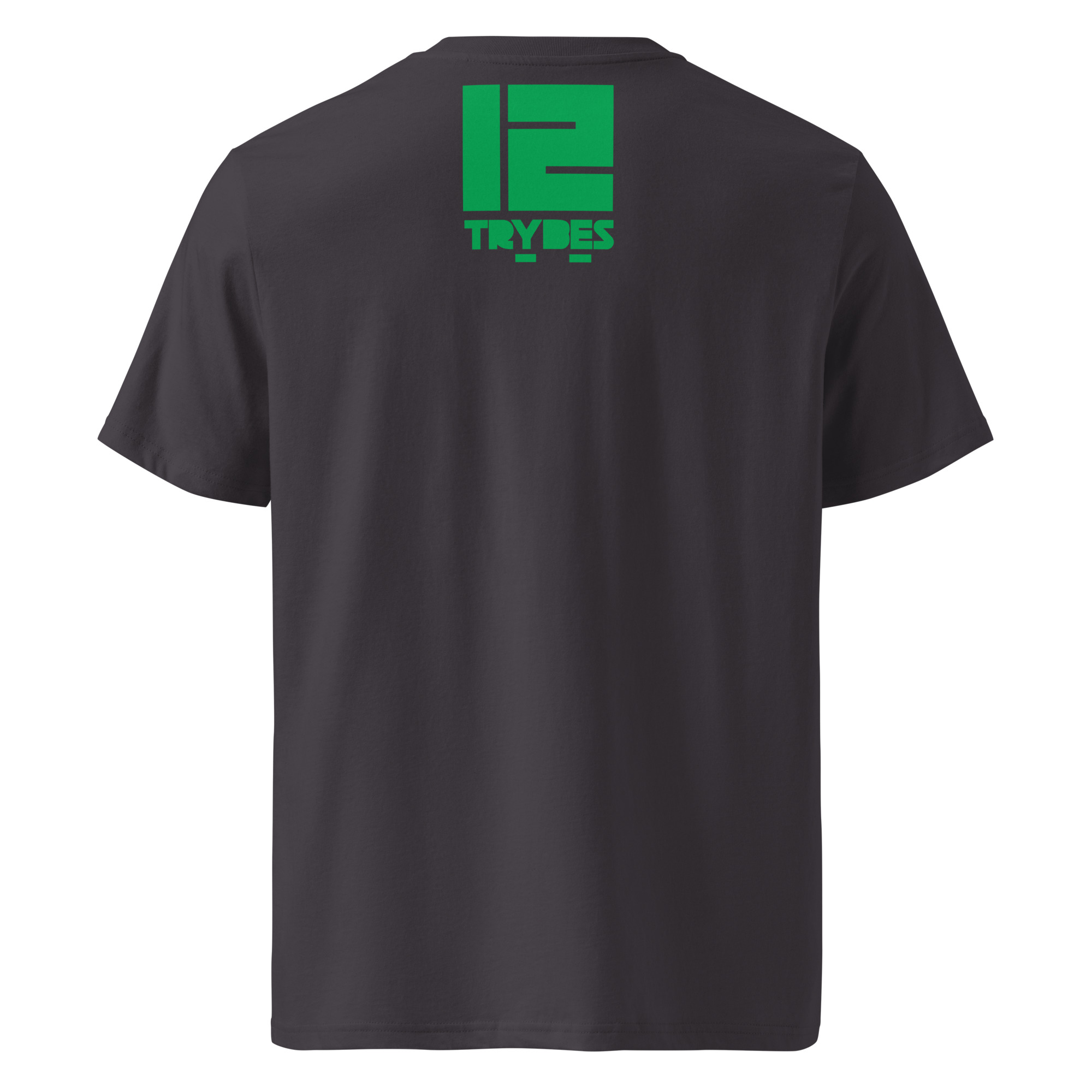 Unisex organic ribbed neck t-shirt - Image 13