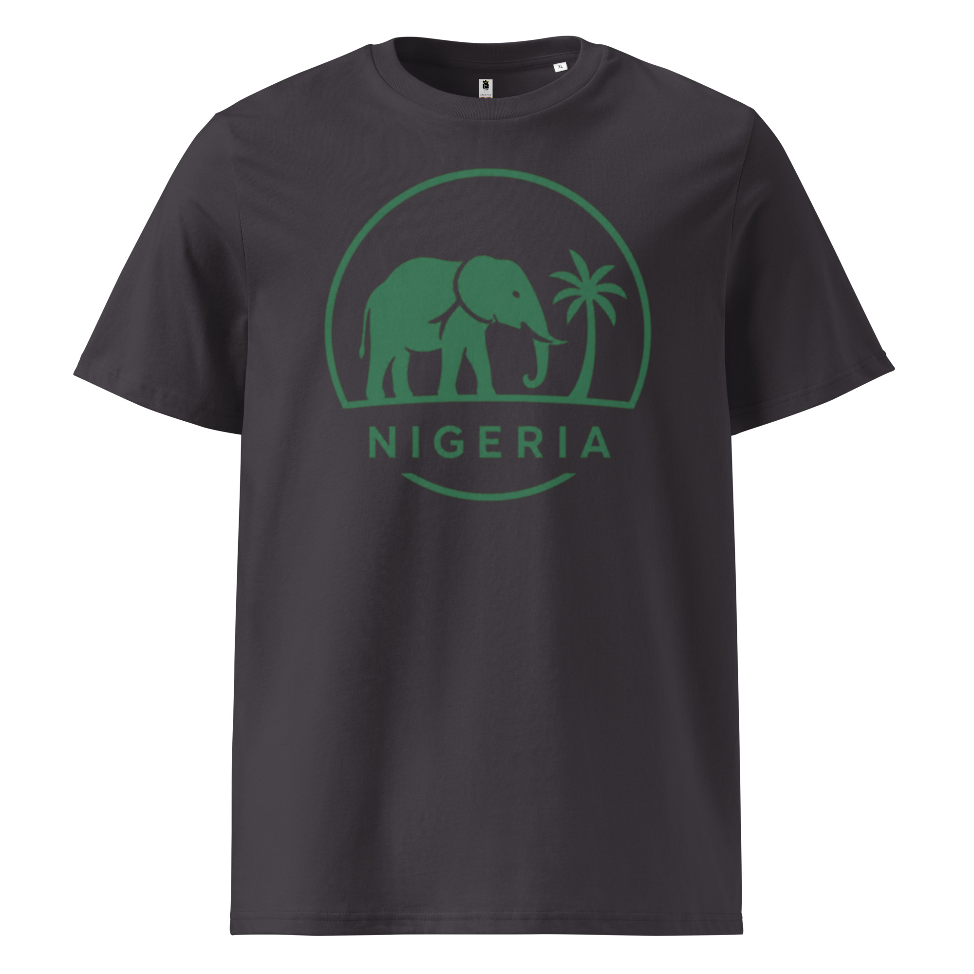 Unisex organic ribbed neck t-shirt - Image 12