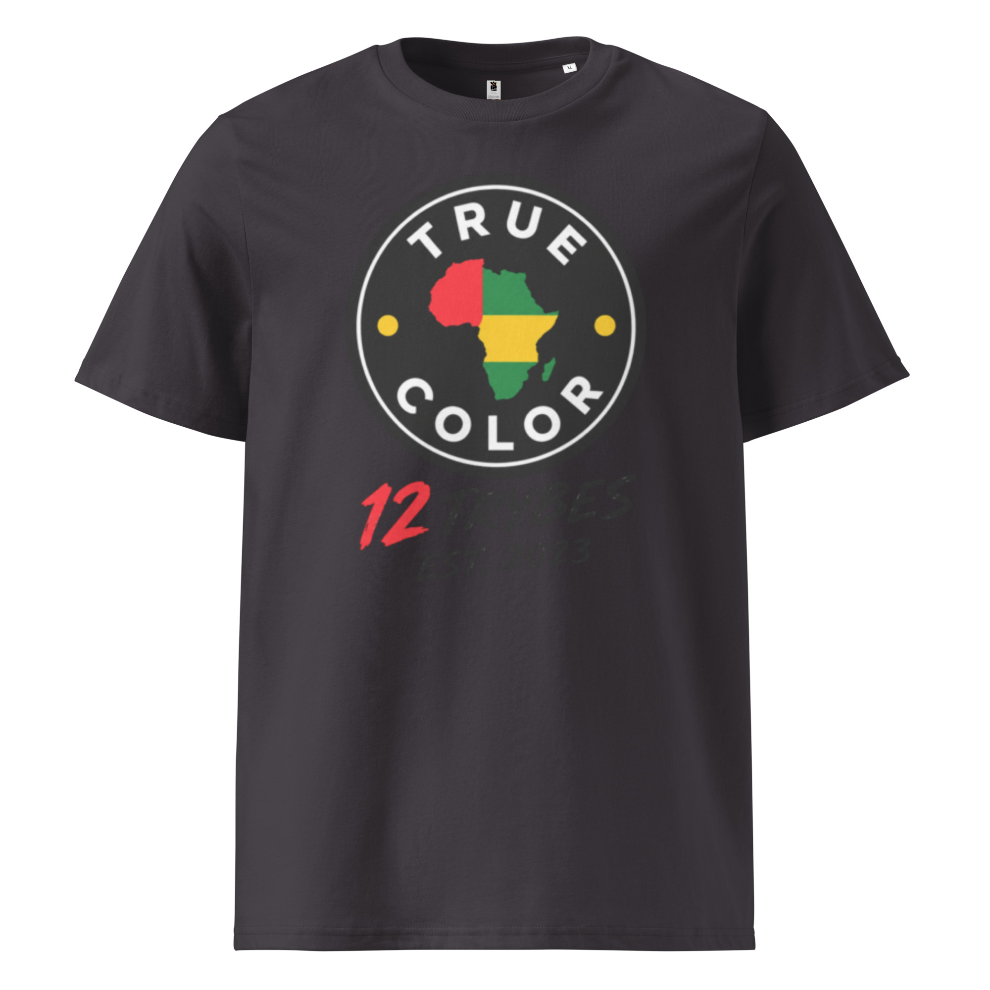 Unisex organic ribbed neck t-shirt - Image 12