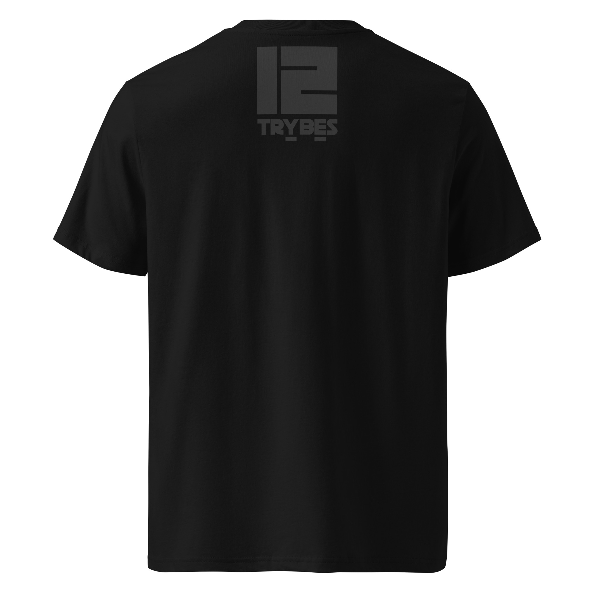 Unisex organic ribbed neck t-shirt - Image 3