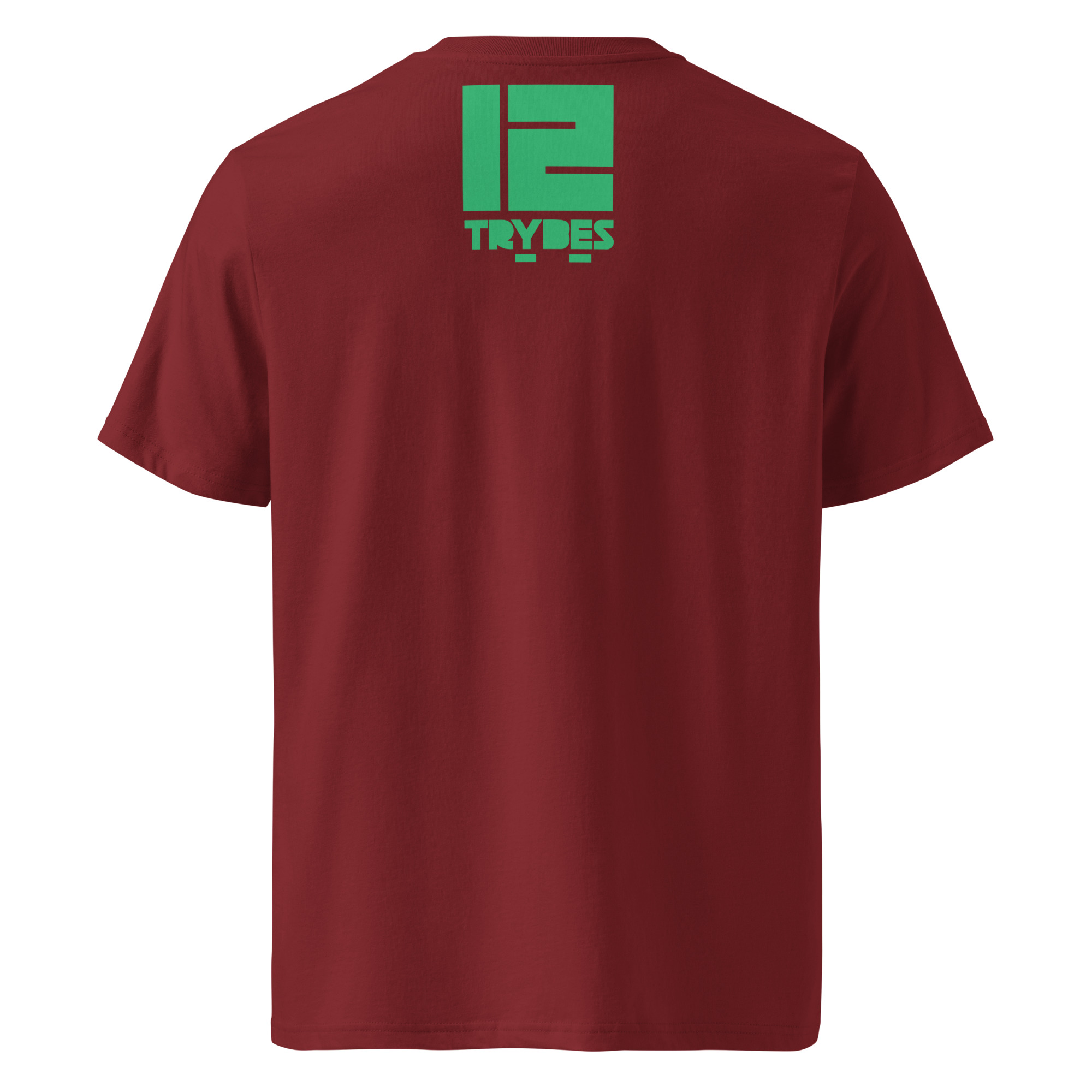 Unisex organic ribbed neck t-shirt - Image 9