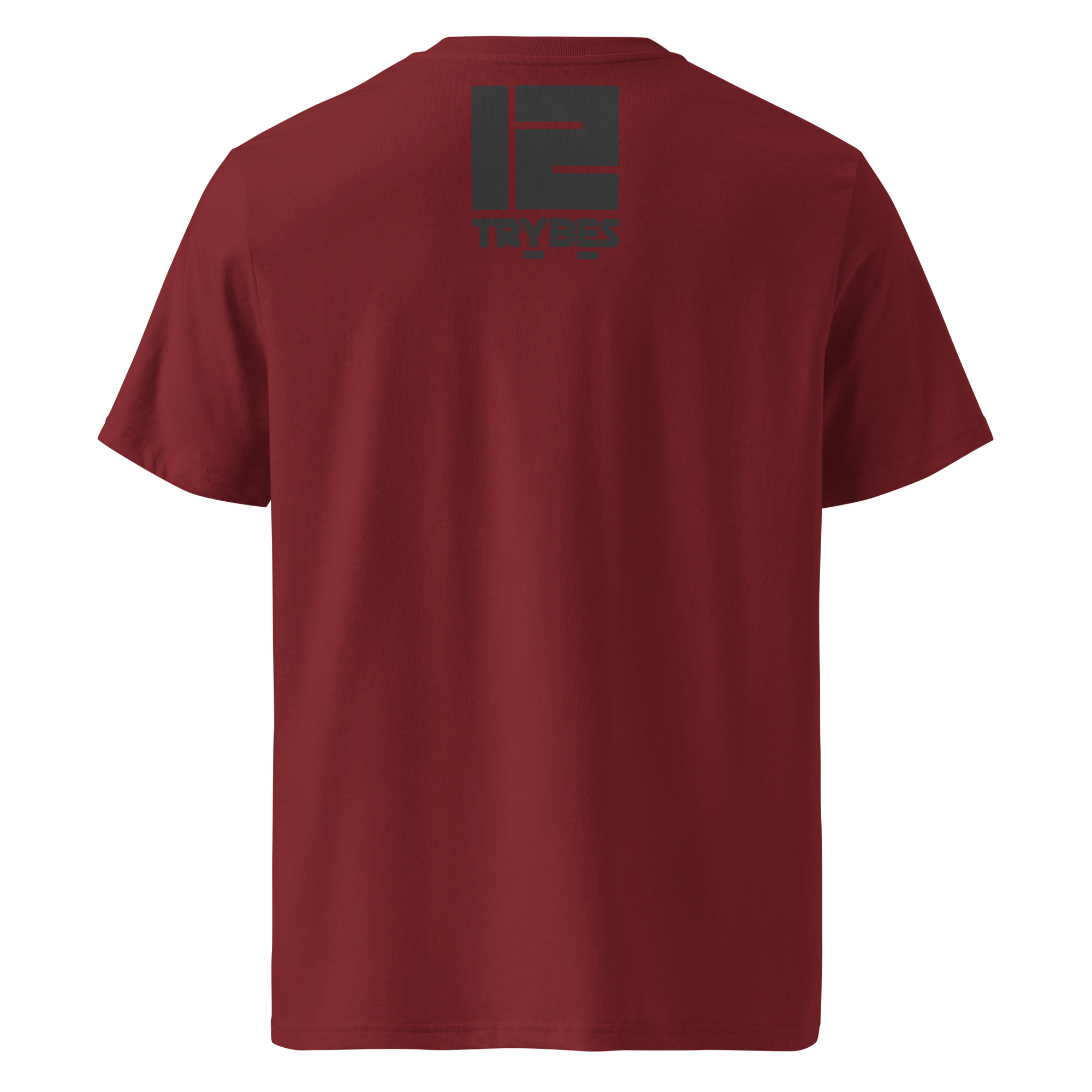 Unisex organic ribbed neck t-shirt - Image 9