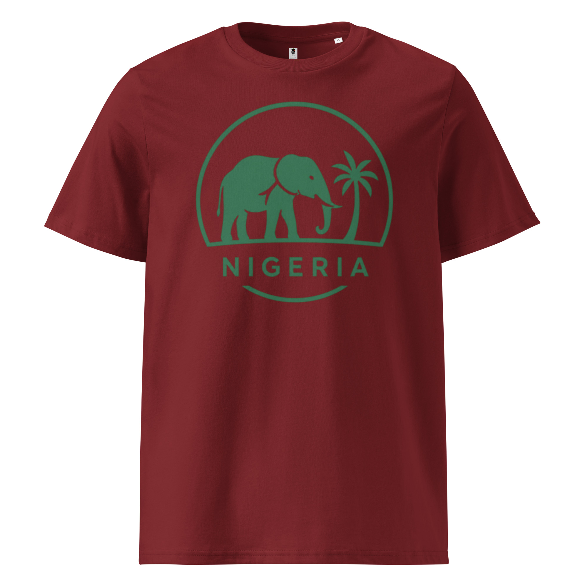 Unisex organic ribbed neck t-shirt - Image 8