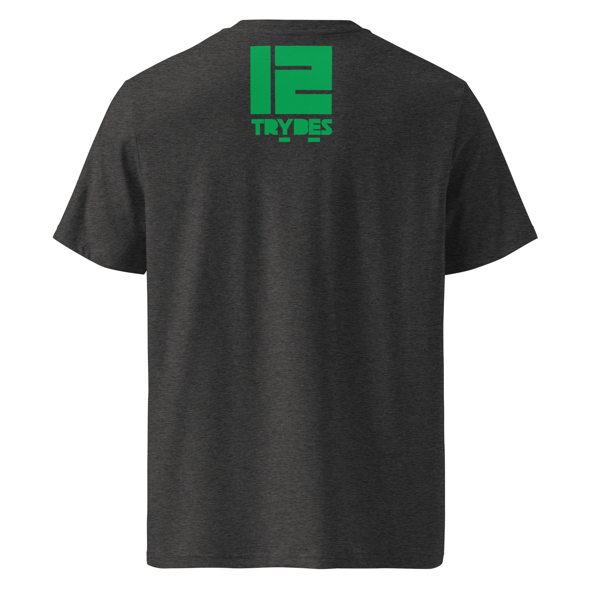 Unisex organic ribbed neck t-shirt - Image 7