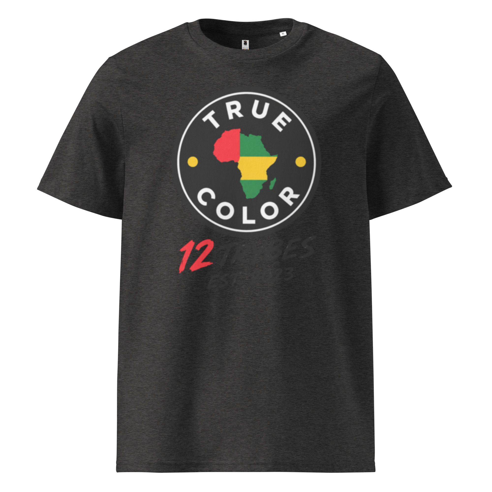 Unisex organic ribbed neck t-shirt - Image 6