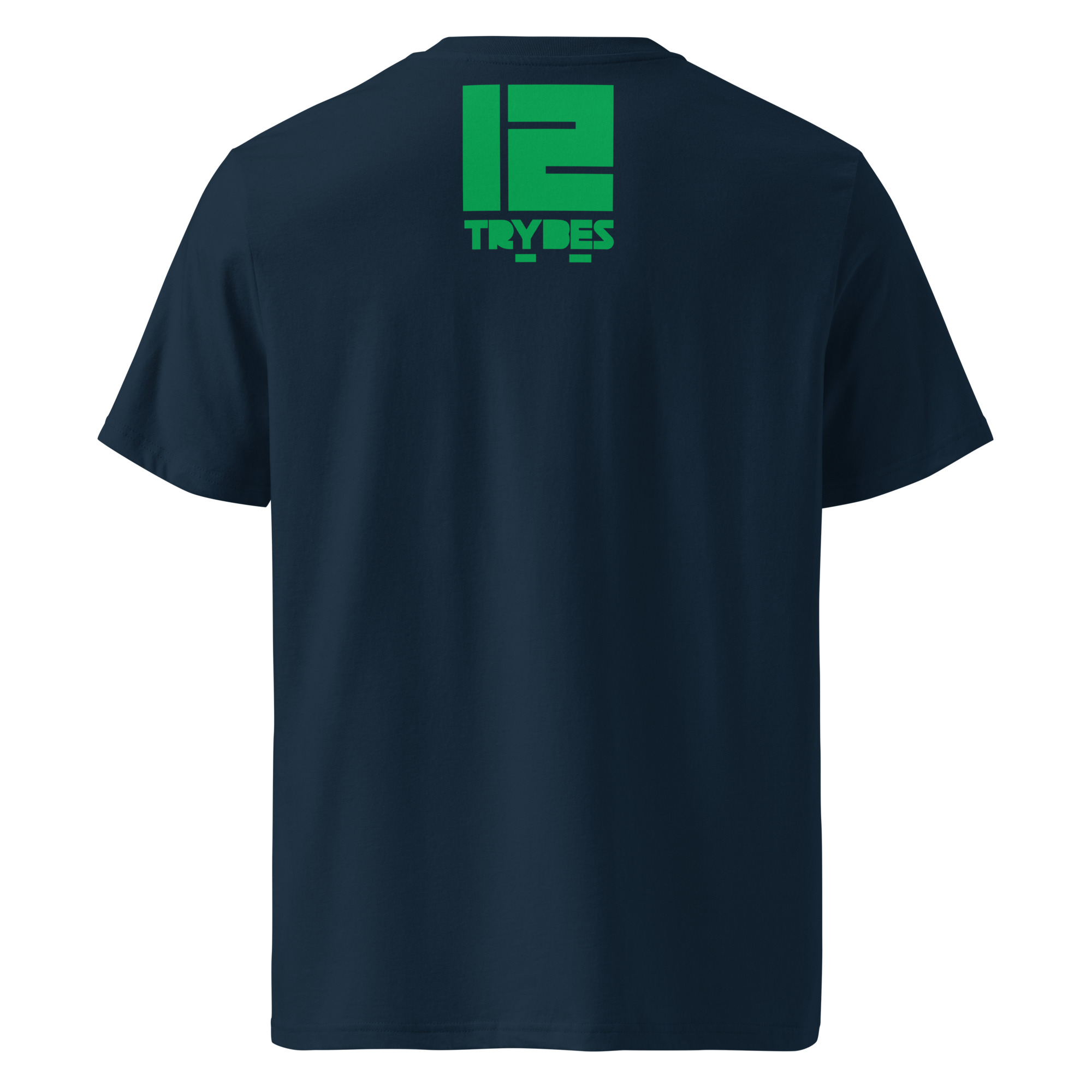 Unisex organic ribbed neck t-shirt - Image 5