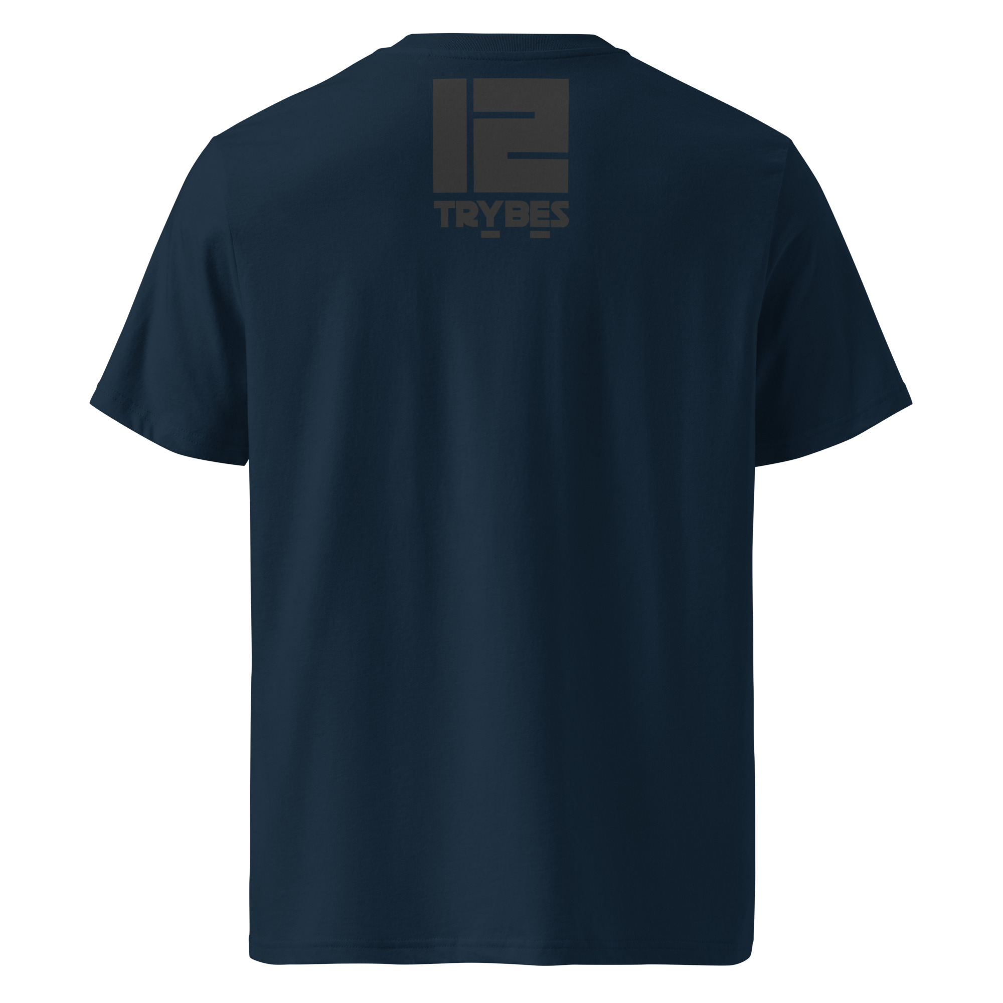 Unisex organic ribbed neck t-shirt - Image 5