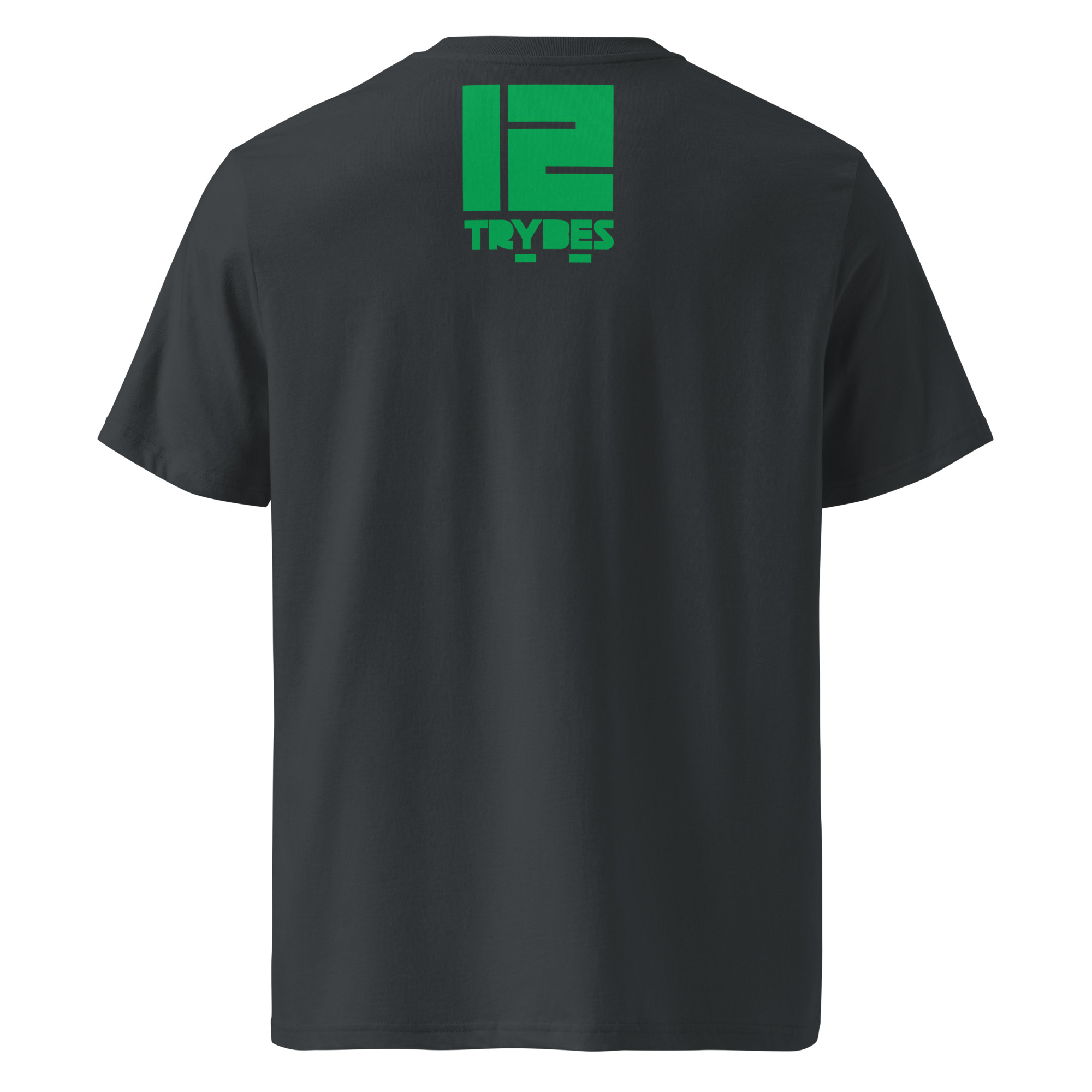 Unisex organic ribbed neck t-shirt - Image 11