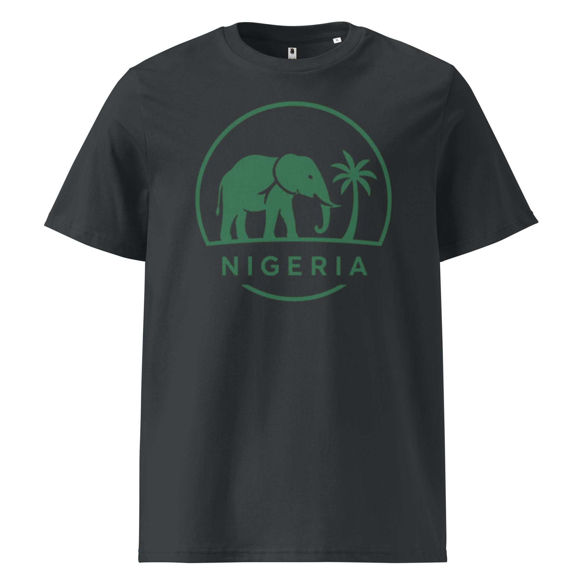 Unisex organic ribbed neck t-shirt - Image 10