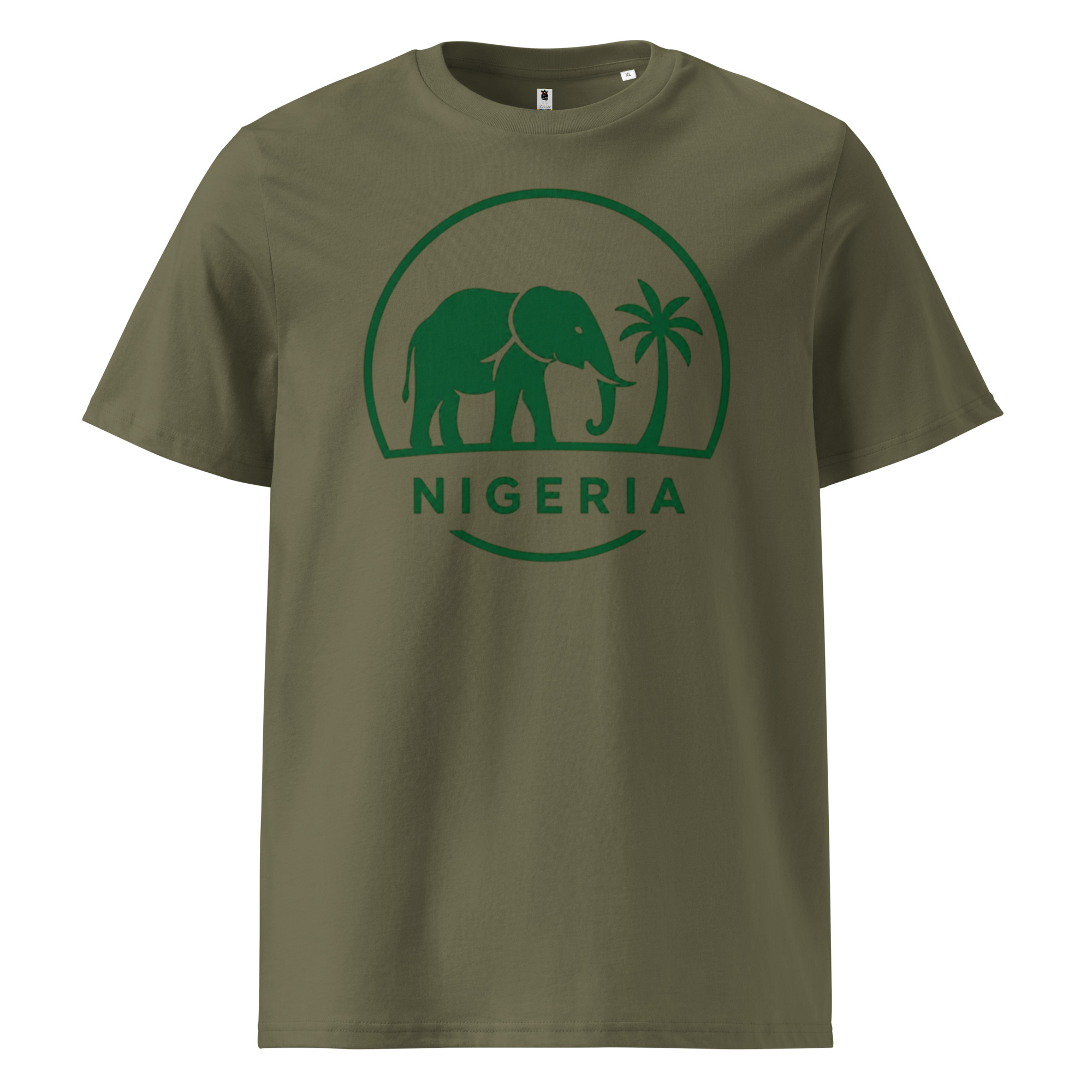 Unisex organic ribbed neck t-shirt - Image 18