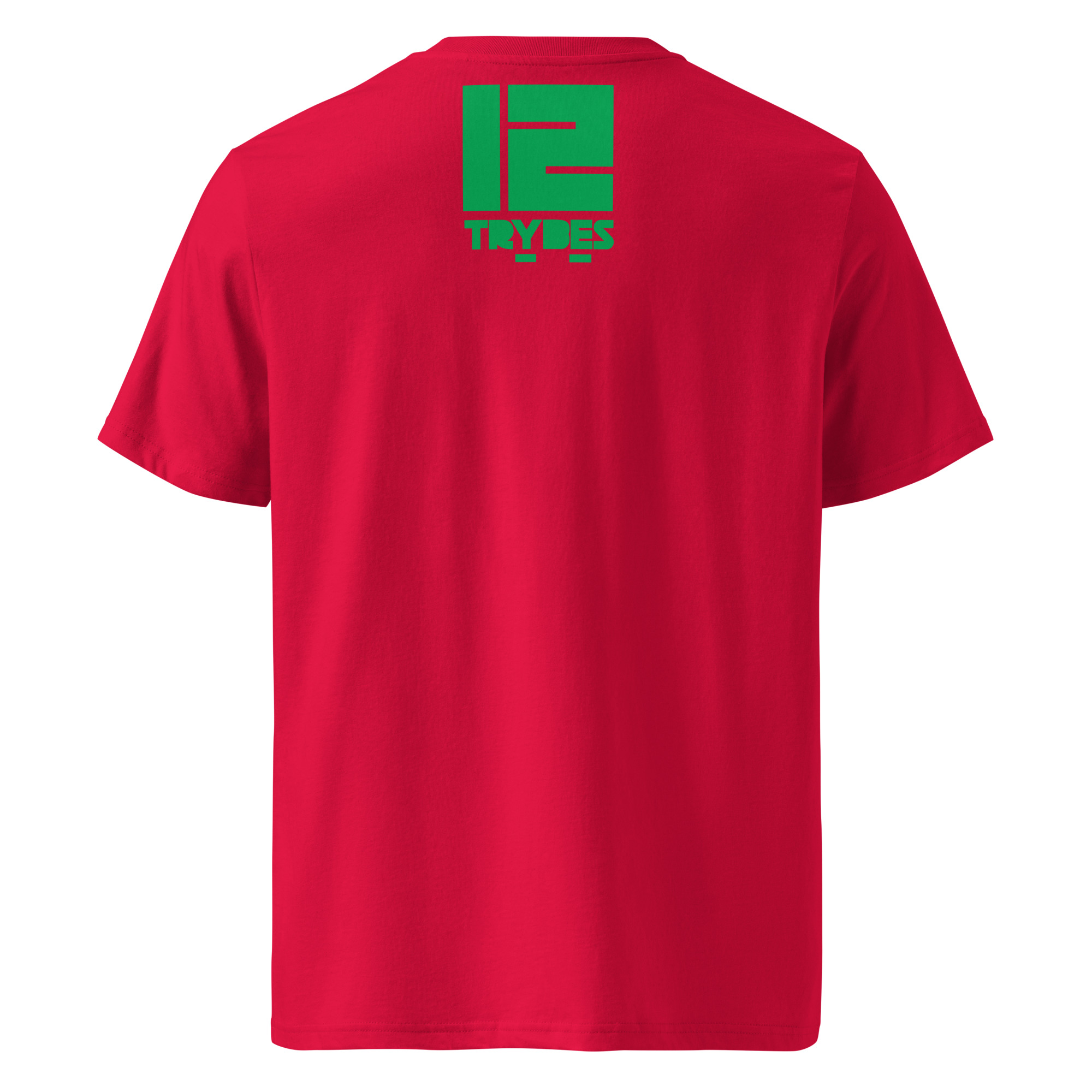 Unisex organic ribbed neck t-shirt - Image 15