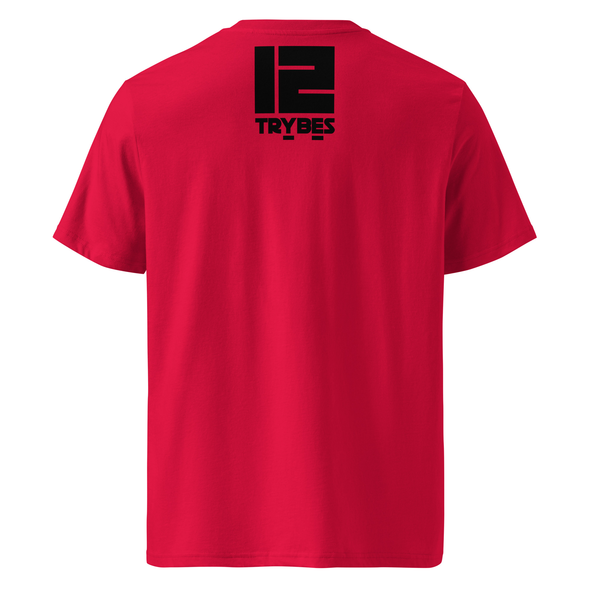Unisex organic ribbed neck t-shirt - Image 15