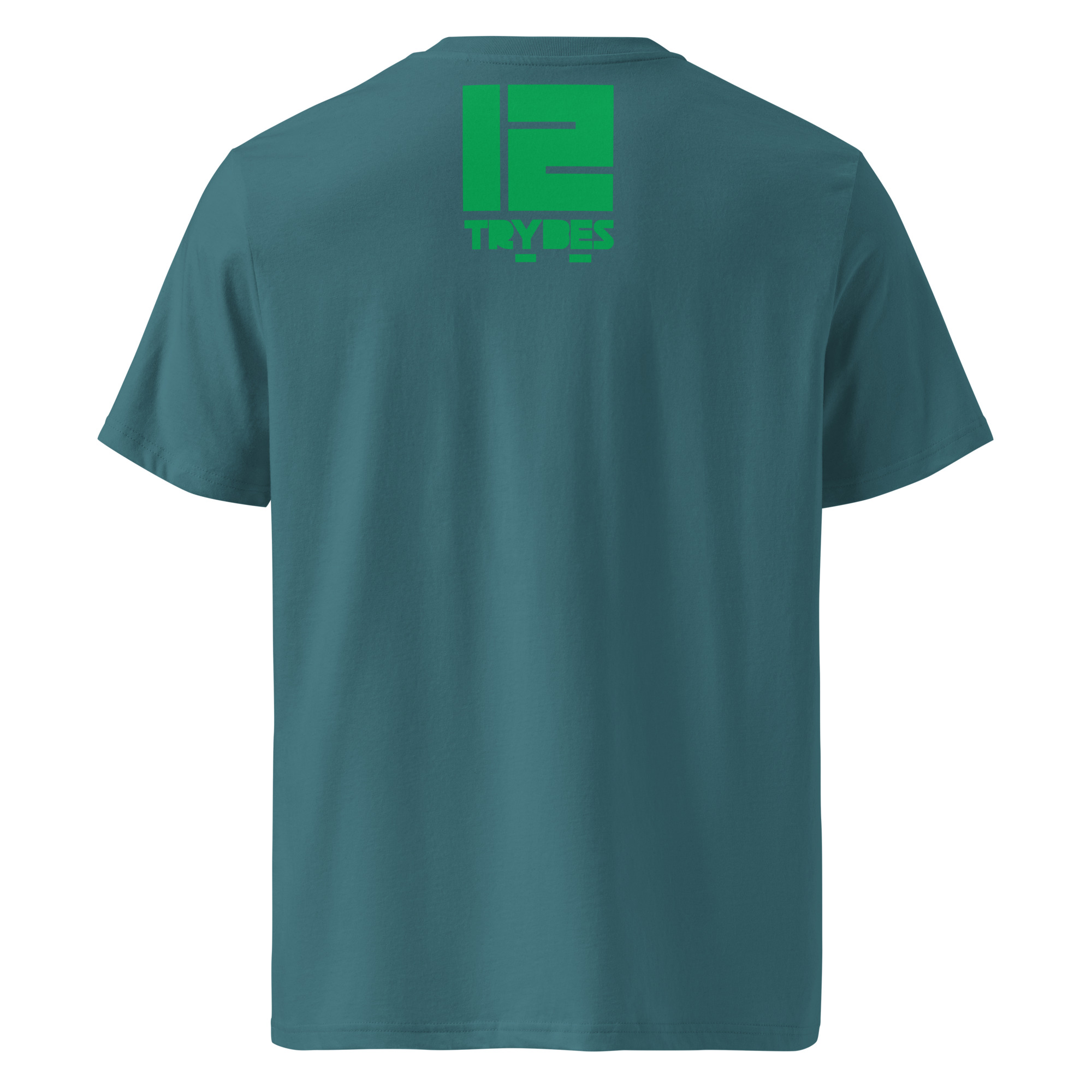 Unisex organic ribbed neck t-shirt - Image 17