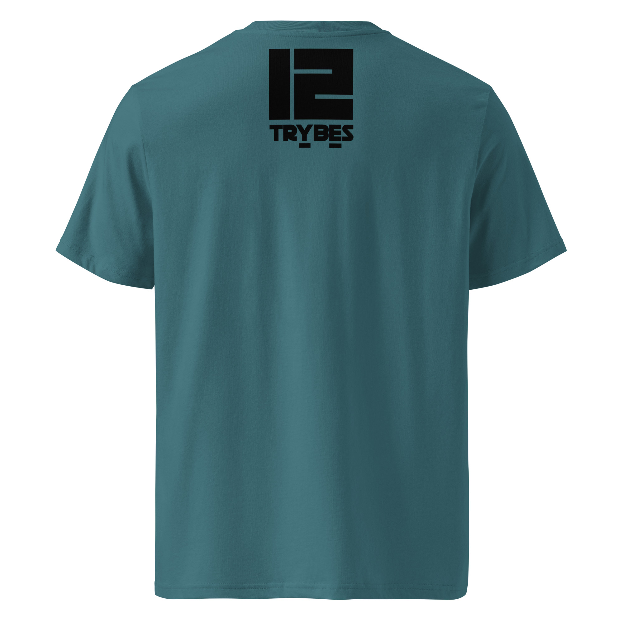 Unisex organic ribbed neck t-shirt - Image 17
