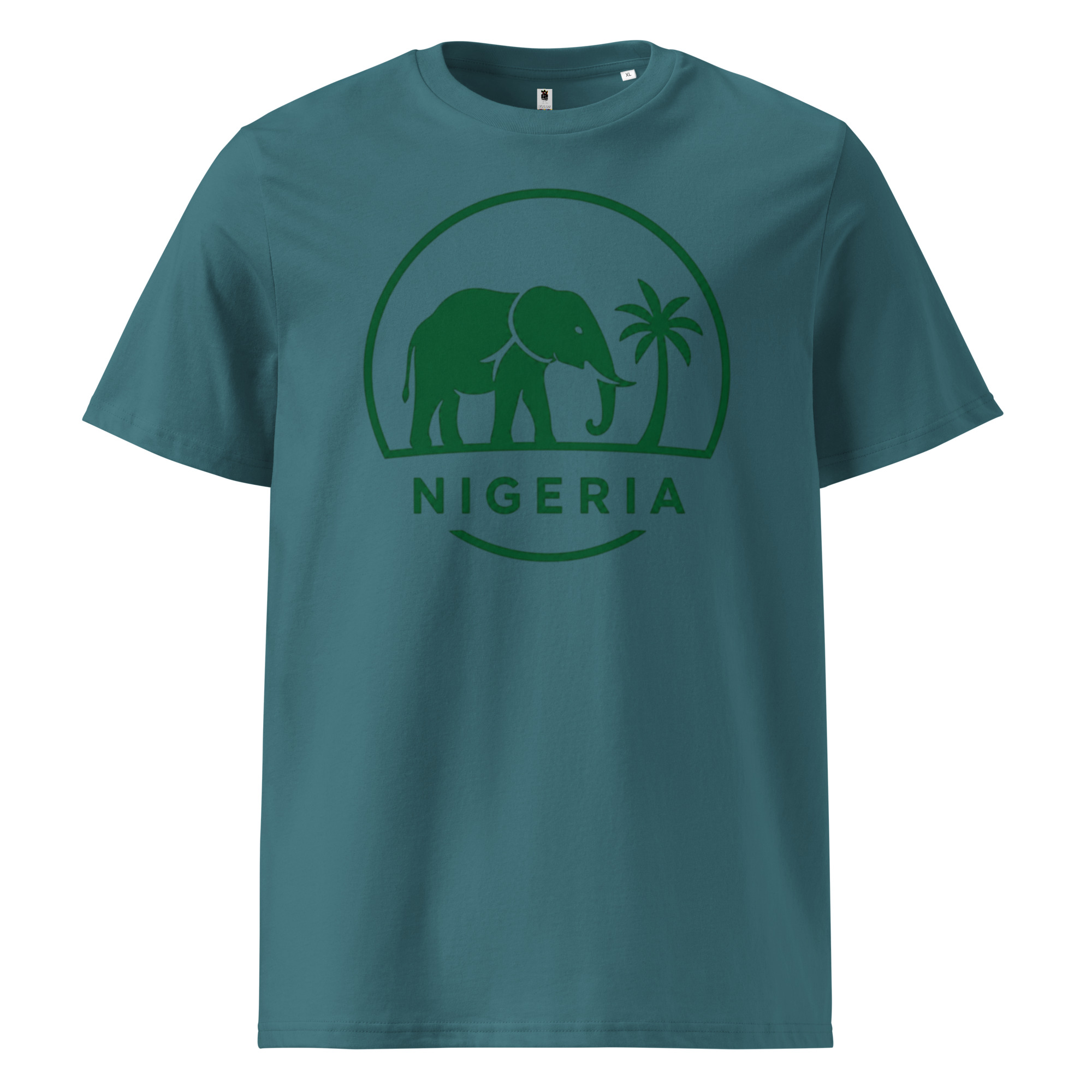 Unisex organic ribbed neck t-shirt - Image 16